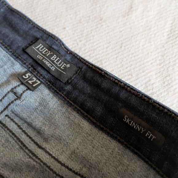 Judy Blue Button-Front Skinny Jeans Sz 27 - Picture 5 of 10